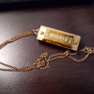 hohner harmonica necklace